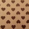 Glittery Hearts Mocha - Suitable for 1, 1.5 and 2 inch collars