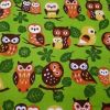 Owl Family Green - Suitable for 1.5 inch collars
