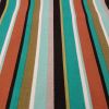 Turquoise Stripes - Suitable for 1, 1.5 and 2 inch collars