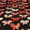 Black and Red Butterflies - Suitable for 1.5 and 2 inch collars