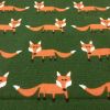 Cheeky Foxes Green - Suitable for 1.5 inch collars