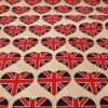 Union Jack Hearts - Suitable for 1.5 inch collars