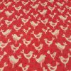 Song Birds Red - Suitable for 1, 1.5 and 2 inch collars