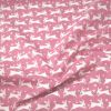 Pink Leaping Lapins - Suitable for 1, 1.5 and 2 inch collars