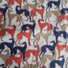 Crowded Hounds (Red and Navy) - Suitable for 1, 1.5 and 2 inch collars