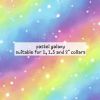 pastel galaxy - suitable for 1, 1.5 and 2 inch collars