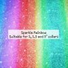 Sparkle Rainbow - Suitable for 1, 1.5 and 2 inch collars