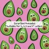 Surprised Avocados - Suitable for 1, 1.5 and 2 inch collars