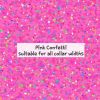 Pink Confetti - Suitable for all collar widths