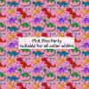 Pink Dino Party - Suitable for all collar widths
