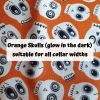 Orange Skulls (glow in the dark)