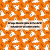 Orange Ghosts (glow in the dark)